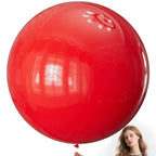 KAWKALSH Red Balloons – 9-Pack, 36-Inch Giant Latex Balloons for Garland, Arch & Party Decor