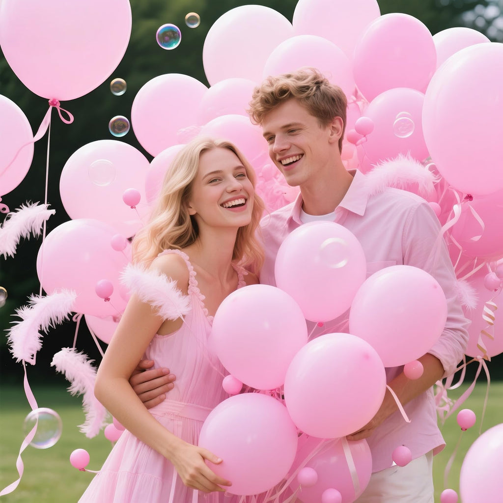 KAWKALSH 200pcs Light Pink Balloons 5 Inch – Mini Latex Party Balloons for Birthday, Baby Shower & More