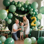 KAWKALSH Sage Green 12-Inch Latex Balloons | 110-Count Bulk Pack for Weddings, Baby Showers & Events