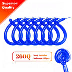 KAWKALSH 260 Blue Long Balloons – Thick, Durable Skinny Latex for Animal Twisting (100 pcs)