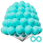 KAWKALSH 200pcs Teal Blue Balloons 5 Inch – Mini Latex Party Balloons for Arch Garlands, Birthday, Baby Shower & Wedding