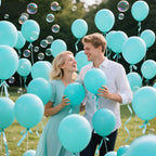 KAWKALSH 200pcs Teal Blue Balloons 5 Inch – Mini Latex Party Balloons for Arch Garlands, Birthday, Baby Shower & Wedding