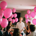 KAWKALSH Pink Balloons 110pcs – 12in Thickened Latex for Parties