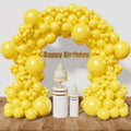 KAWKALSH Yellow Balloon Arch Kit – 111Pcs Latex Balloons for Birthday, Baby Shower, Wedding & More