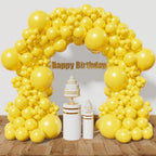 KAWKALSH Yellow Balloon Arch Kit – 111Pcs Latex Balloons for Birthday, Baby Shower, Wedding & More
