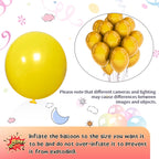 KAWKALSH Yellow Balloon Arch Kit – 111Pcs Latex Balloons for Birthday, Baby Shower, Wedding & More