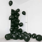 KBZVNAF Black Matte Latex Balloons – 50 Pack, 12in, Helium Ready for Weddings & Parties