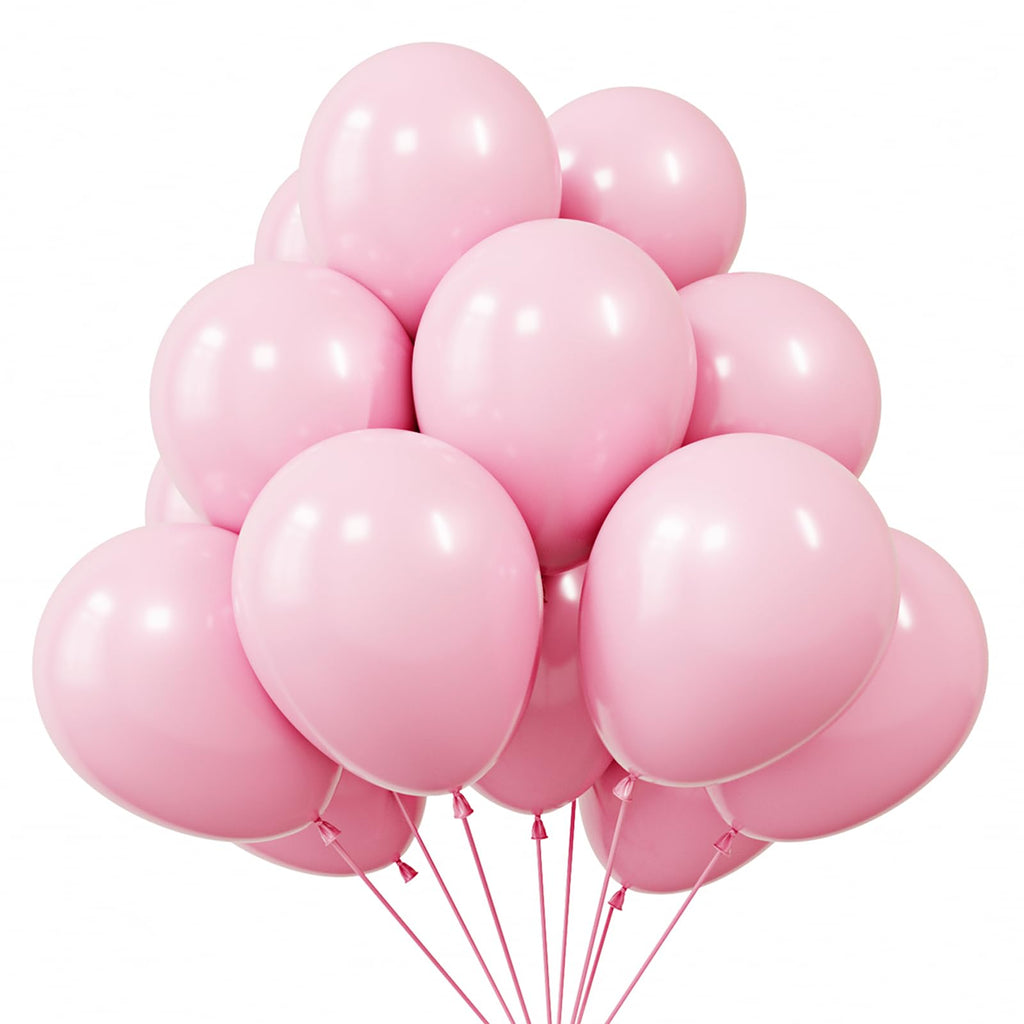 KBZVNAF Pastel Pink Latex Balloons – 50 Pack, 12-Inch Matte Baby Pink Party Decor