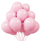 KBZVNAF Pastel Pink Latex Balloons – 50 Pack, 12-Inch Matte Baby Pink Party Decor