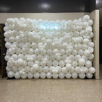 KBZVNAF White Latex Balloons - 50 Pack, 12-Inch Matte White Balloons for Weddings, Birthdays & Events