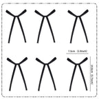 Keaziu 20 Pack Black Bow Cupcake Toppers – Coquette Birthday Cake Decor