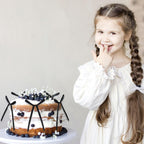Keaziu 20 Pack Black Bow Cupcake Toppers – Coquette Birthday Cake Decor