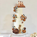 KEEPARTY 28Pcs Cowboy Cake Toppers — Hat & Boot Decorations for Western Parties