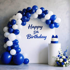 K.E.J Royal Blue Balloon Arch Kit – 145pcs Latex Balloons (18, 12, 10, 5 Inch) for Party Decoration