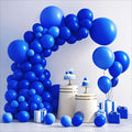K.E.J Royal Blue Balloon Arch Kit – 145pcs Latex Balloons (18, 12, 10, 5 Inch) for Party Decoration