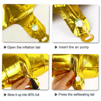 Kelfuoya 40 Inch Gold Number 11 Balloon – Jumbo Mylar Foil Balloons for 11th Birthday, Weddings & Anniversaries
