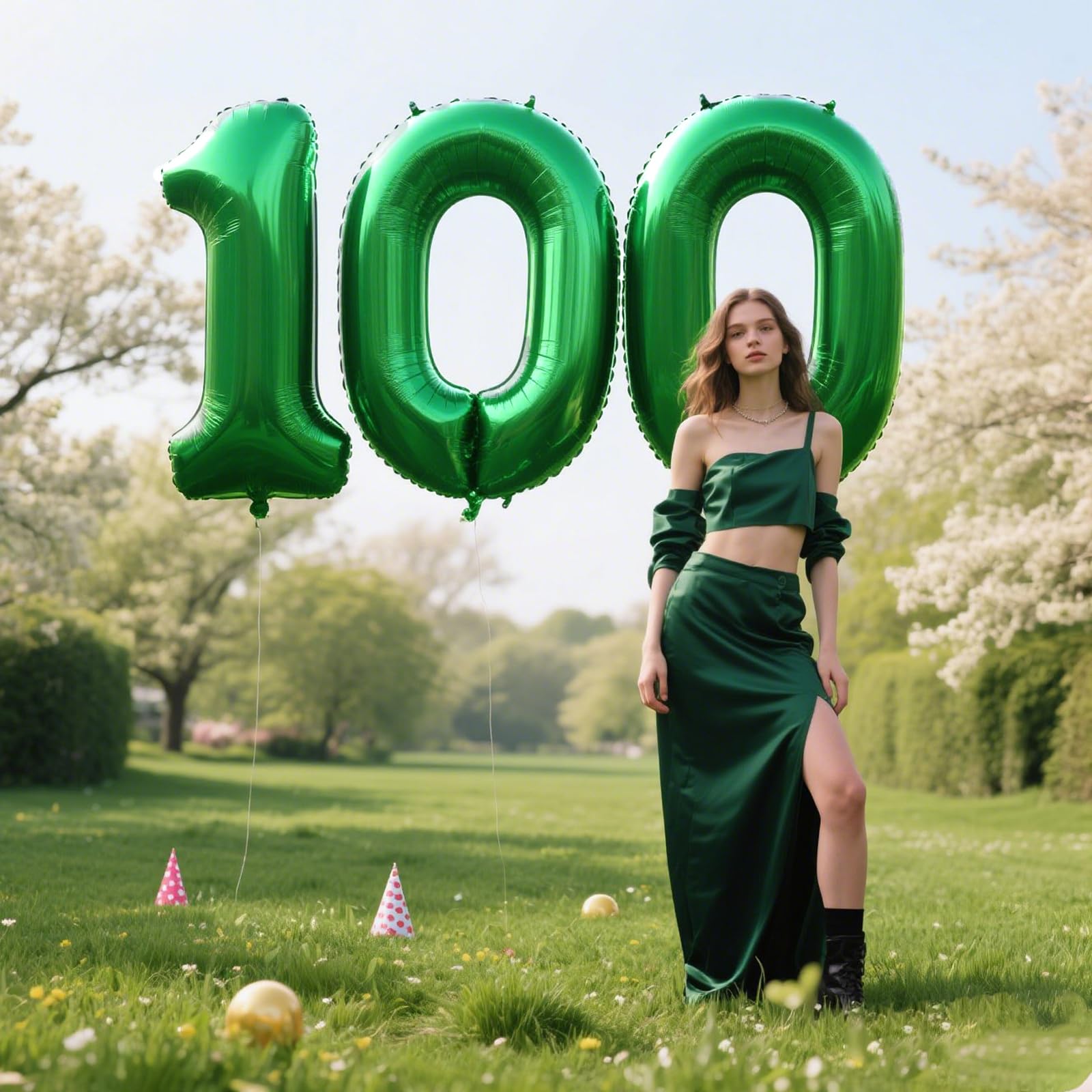 Kelfuoya 40-Inch Number 10 Digital Balloon – Jumbo Mylar Foil Helium Balloons for Birthday & Anniversary Parties