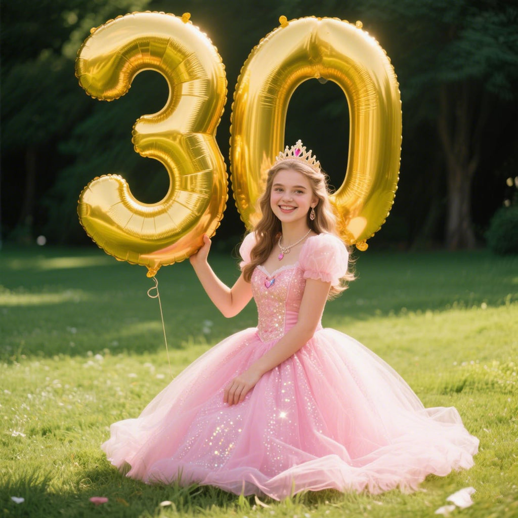 Kelfuoya 40 Inch Gold Number 0 Balloon – Jumbo Mylar Foil Balloons for Birthdays, Weddings & Anniversaries