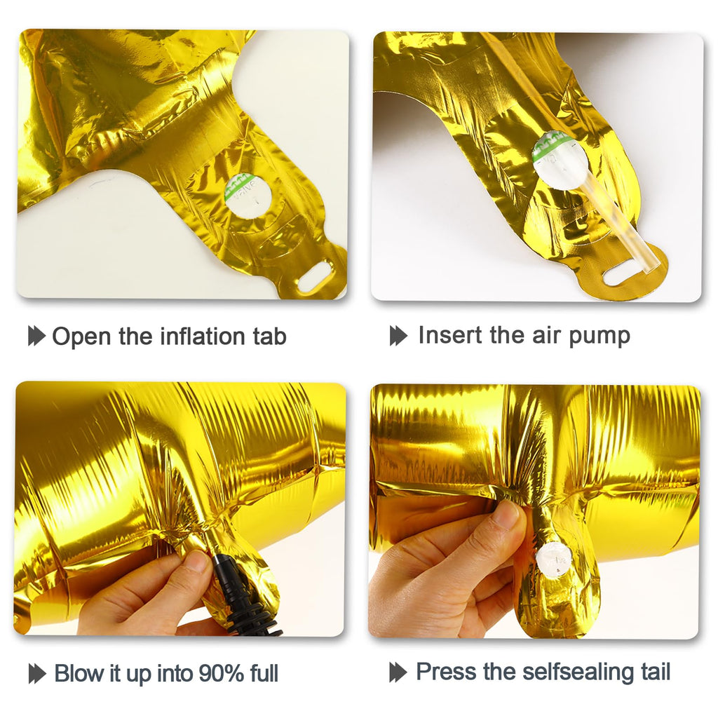 Kelfuoya 40 Inch Gold Number 21 Balloon – Jumbo Mylar Foil Balloons for 21st Birthday, Anniversary & Party Decor