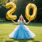 Kelfuoya 40 Inch Gold Number 0 Balloon – Jumbo Mylar Foil Balloons for Birthdays, Weddings & Anniversaries