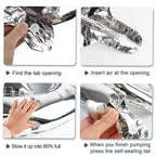 Kelfuoya 40-Inch Silver Foil Number 0 Balloon – Jumbo Digital Birthday & Anniversary Balloons