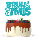Keltora Blue Glitter Bruh I’m 15 Cake Topper – 15th Birthday Decoration