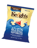 12 x Keogh's Atlantic Sea Salt And Sweet Irish Vinegar 125G