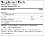 Keokea Organics Hawaii Astaxanthin 12 mg - 90 Softgels | Made in USA, Non-GMO & Pesticide Free