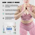Kewlioo Triple Sweat Cream – Coconut | Heat-Activated Workout Gel