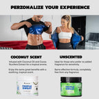 Kewlioo Triple Sweat Cream – Coconut | Heat-Activated Workout Gel