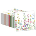 KFJBPB 50 Pcs Wildflower Napkins – 13x13 Floral Paper Napkins for Parties