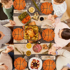 KFJBPB 40 Pcs Basketball Plates and Napkins Party Supplies – Serves 20