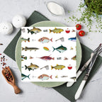 KFJBPB 50 Pcs Fishing Napkins – 13x13 Inches Disposable Party Napkins
