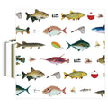 KFJBPB 50 Pcs Fishing Napkins – 13x13 Inches Disposable Party Napkins