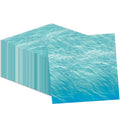 KFJBPB | 50 Pcs Ocean Sea Napkins – 13 x 13 Inches Ocean Waves Paper Napkins for Baby Showers, Hawaiian Parties, Ocean Theme Celebrations