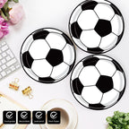 KFJBPB 40 Pcs Soccer Plates & Napkins Party Set – Disposable Tableware for Sports Theme Celebrations
