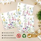 KFJBPB Wildflower Plates & Napkins Party Kit – 40 Pcs for 20 Guests