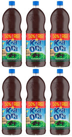 6 x Kia Ora Blackcurrant +50% Extra Free - 1.5LTR