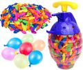 Kiddie Play Water Balloons with Filler Pump – 500 Pack for Quick Backyard Fun