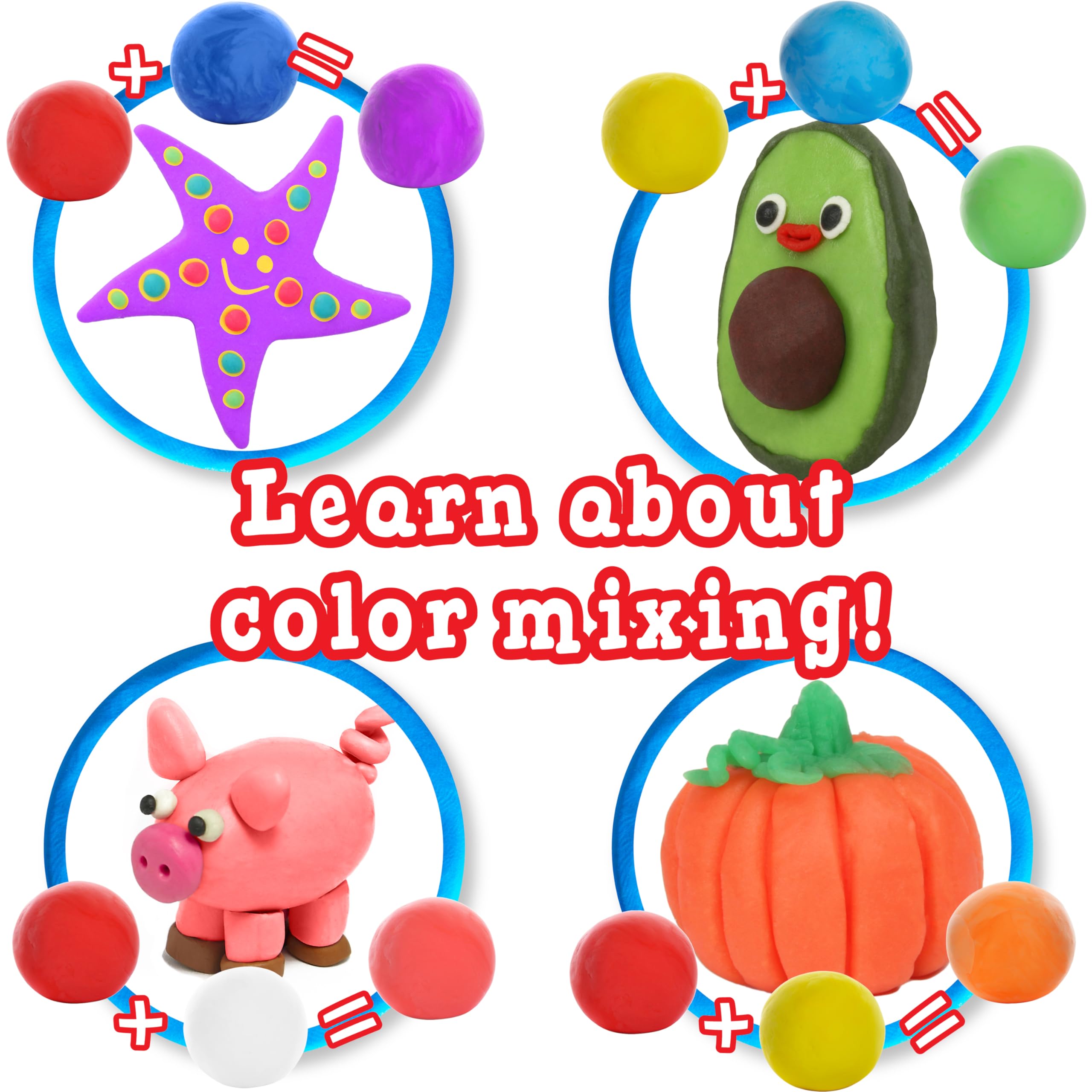 Kiddy Dough Party Pack – 80 Colorful Soft Mini Dough Containers for Creative Play