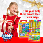 Kiddy Dough Party Pack – 80 Colorful Soft Mini Dough Containers for Creative Play