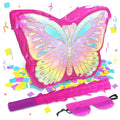 KiDEPOCH Butterfly Piñata – Colorful Birthday Party Decoration with Stick & Blindfold (16 x 12.6 x 4.2 in)