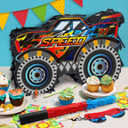 KiDEPOCH Monster Truck Pinata Car — Stick & Blindfold Included