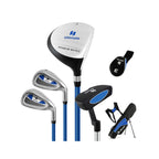 Kids Complete Golf Clubs Set for Boys and Girls Aged 8-10/11-13 Years-Blue