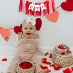 KIETKIE Valentine One High Chair Banner – Sweetheart 1st Birthday & Valentine’s Day Decor