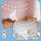 KINGZONE Goose Banner - Silly Goose Blue Gingham Birthday & Baby Shower Decor