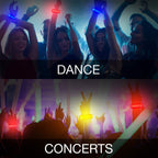 KIRALUMI 8 PCS LED Glow Bracelets – Light Up Wristbands for Kids & Adults | Party & Night Event Essentials