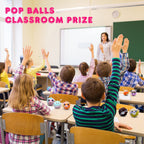 KissFree 18-Pack Animal Pop Balls – 3D Fidget Toys for Kids Party Favors
