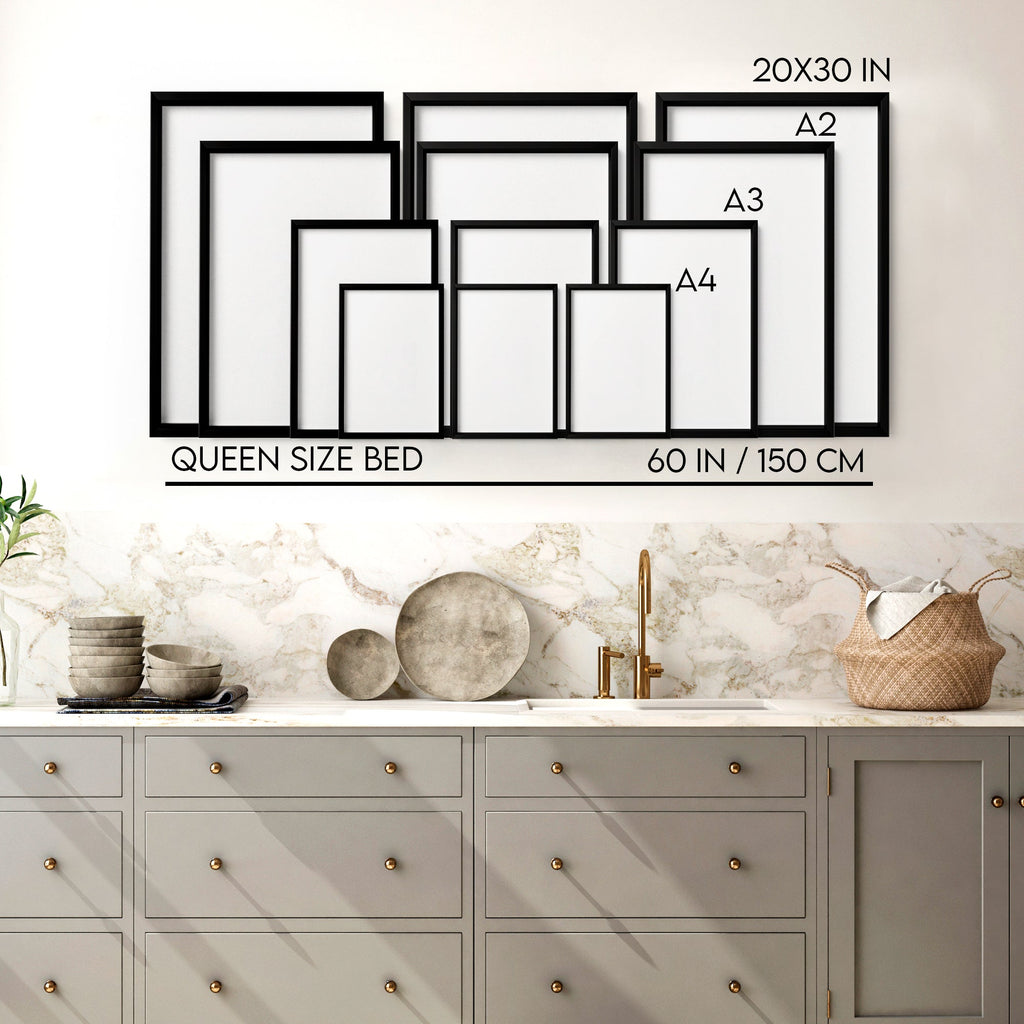 Kitchen Artwork | Set of 3 Italian Lifestyle Wall art Prints