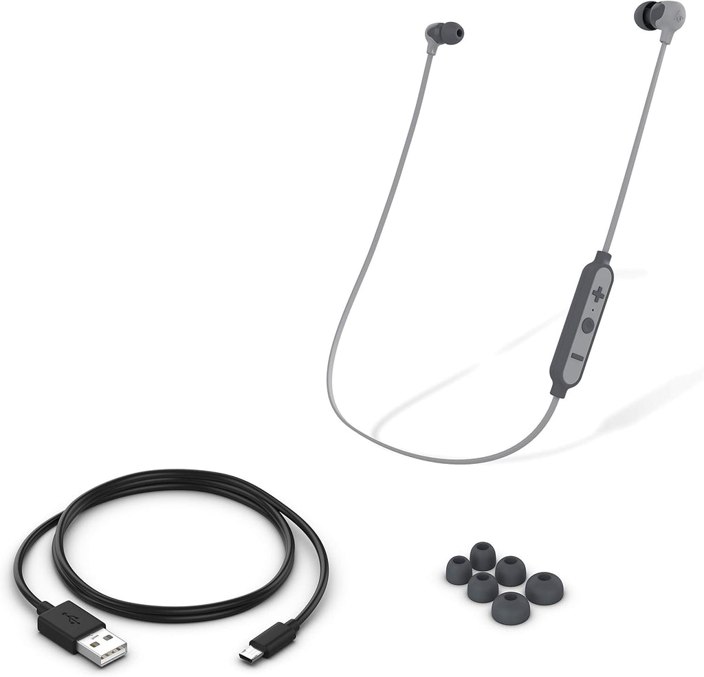 Kitsound Funk 15 In-Ear Wireless Headphones With Mic Grey